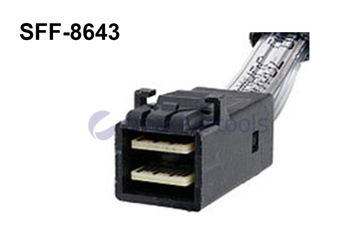Broadcom LSI SATA- / SAS-Kabel Mini SAS HD / Mini SAS HD, 0,6m