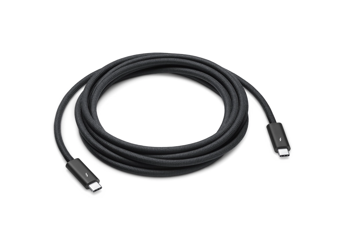 Apple Thunderbolt 4 Pro (USB-C) Kabel 3m (schwarz)