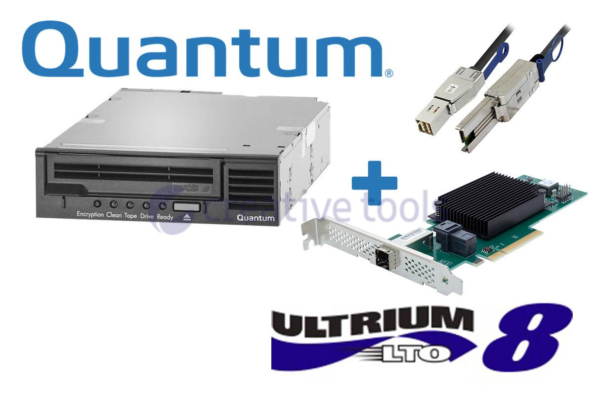 Quantum LTO-8 Tape Drive half Height Internal HBA Bundle