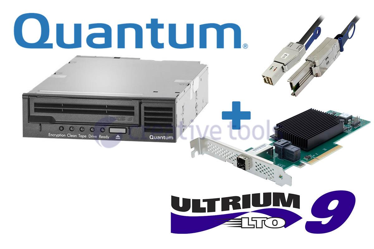Quantum LTO-9 Tape Drive Tabletop HBA Bundle