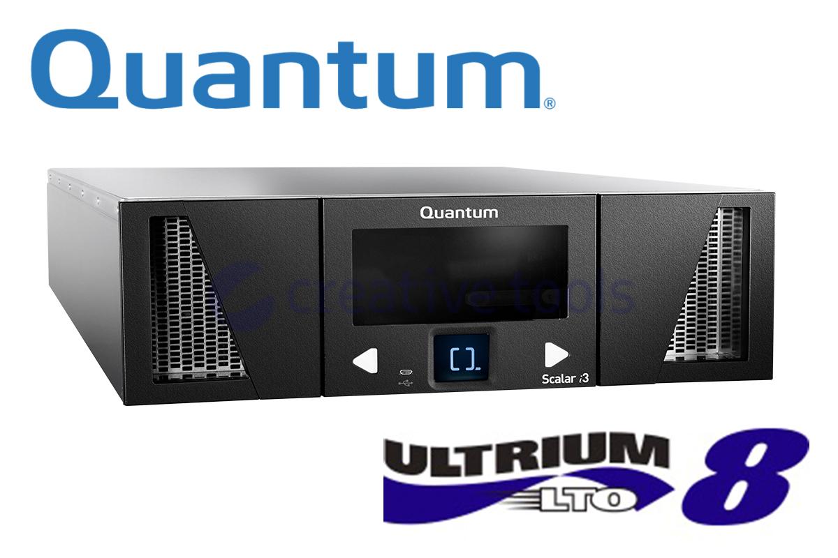 Quantum Scalar i3, 25 Slots, 2x LTO-8 SAS inkl 3 Jahre Support