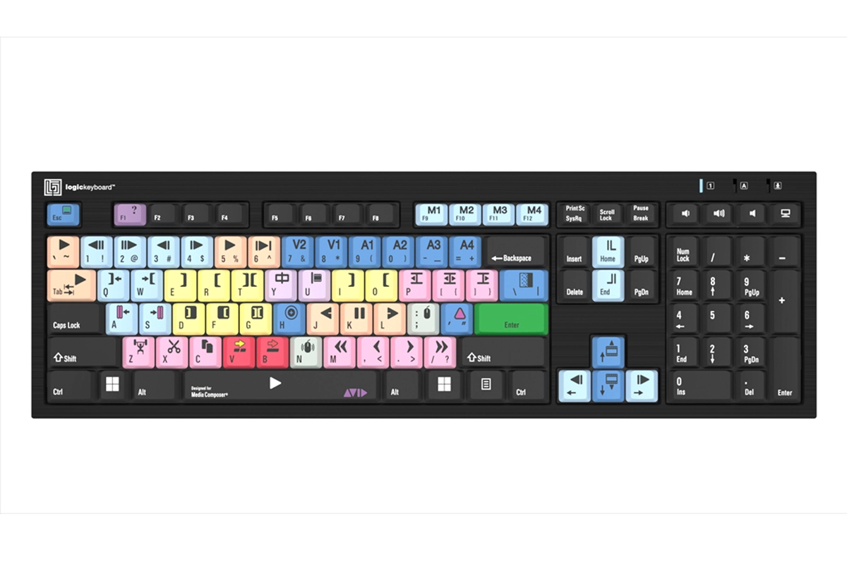 LogicKeyboard Avid Media Composer - PC Nero Slimline Keyboard (PC)
