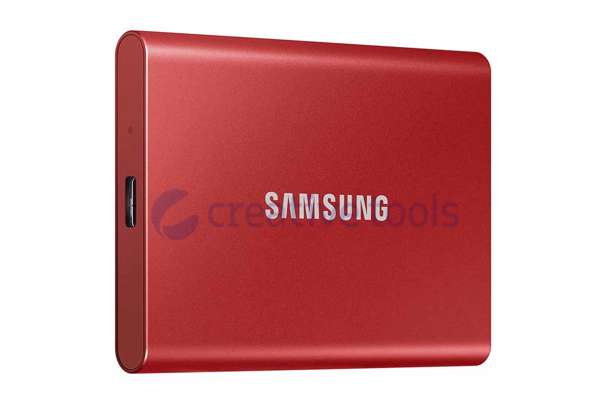 Samsung SSD T7 - 500 GB - Rot